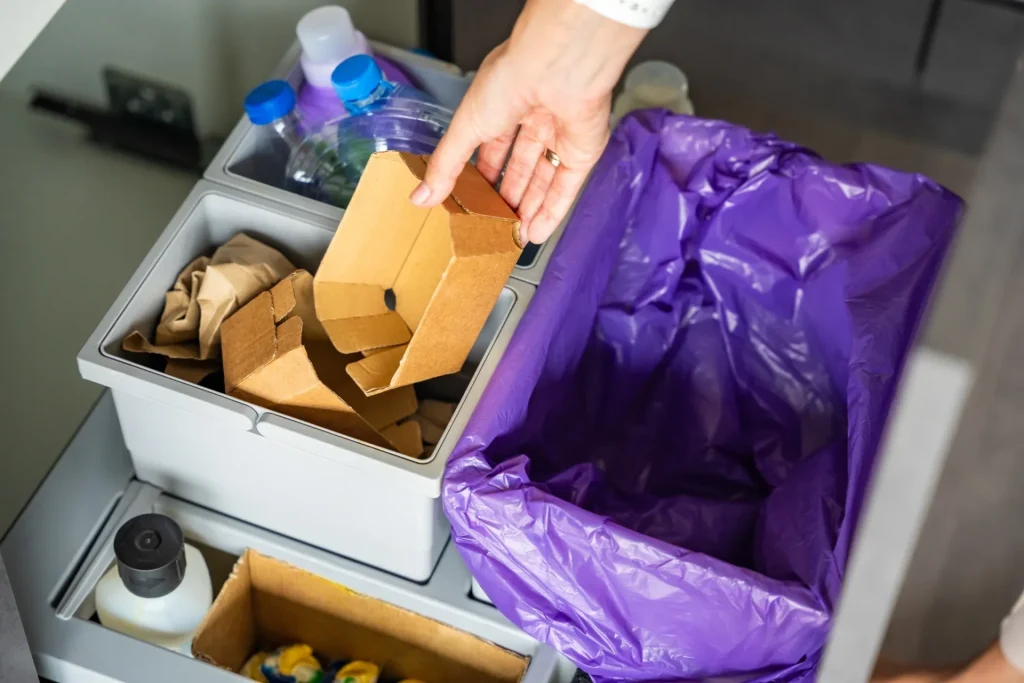 Sorting waste at home